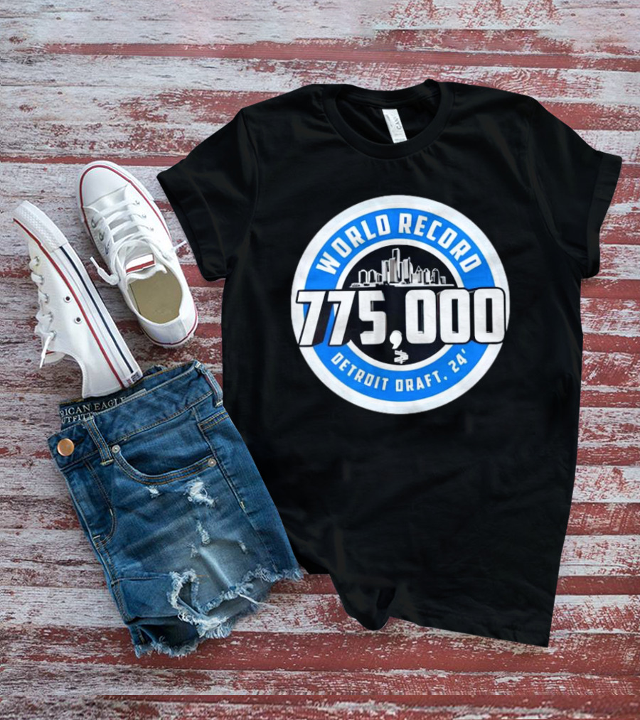 World Record 775000 Detroit Draft 24' T-Shirt