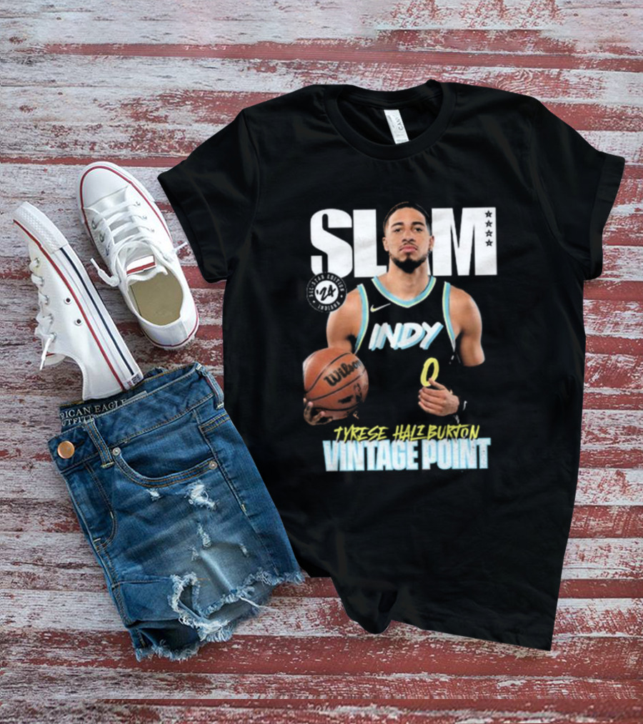 SLAM All-Star Vintage Point Tyrese Haliburton Indy Vol 4 T-Shirt