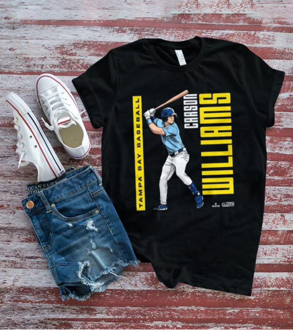 Carson Williams Tampa Bay Baseball Player Clutch Hitters T-Shirt