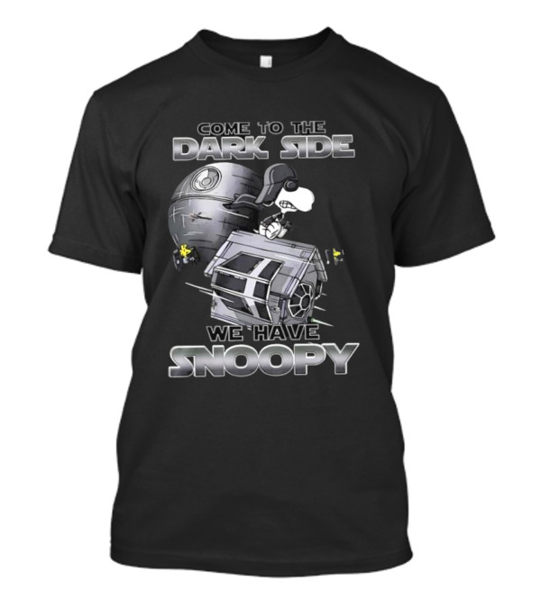 Come To The Dark Side We Have Snoopy Star Wars T-Shirt