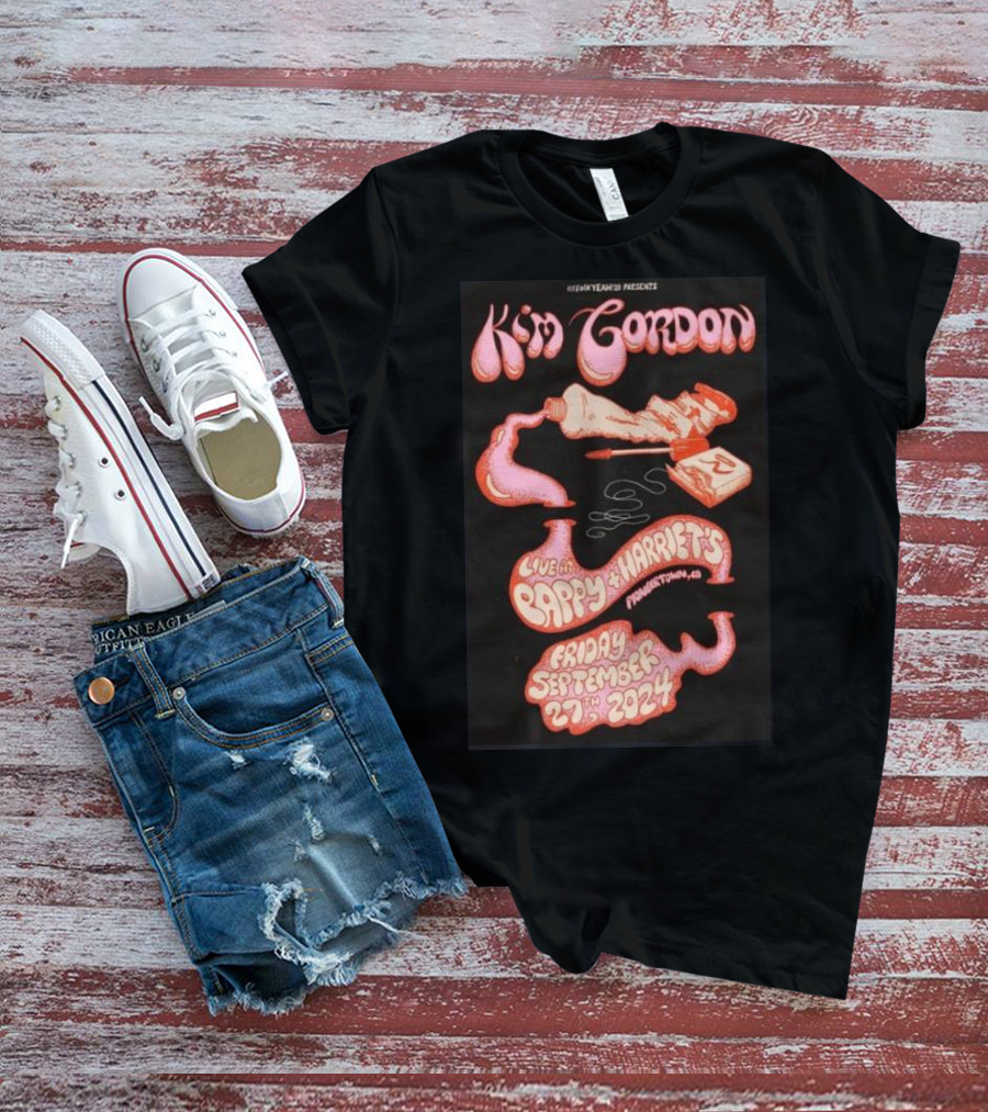 Kim Gordon Live At Pappy And Harriet's Pioneertown CA Friday September 27th T-Shirt