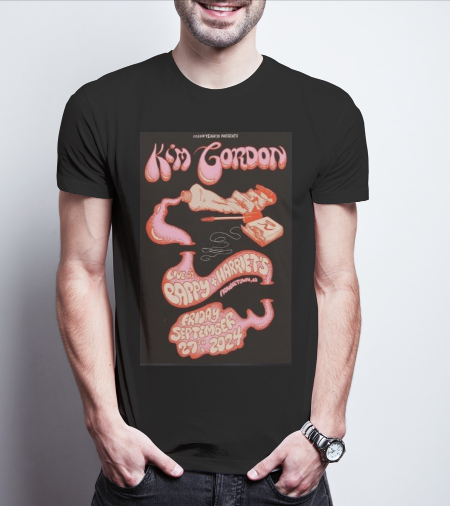Kim Gordon Live At Pappy And Harriet's Pioneertown CA Friday September 27th T-Shirt