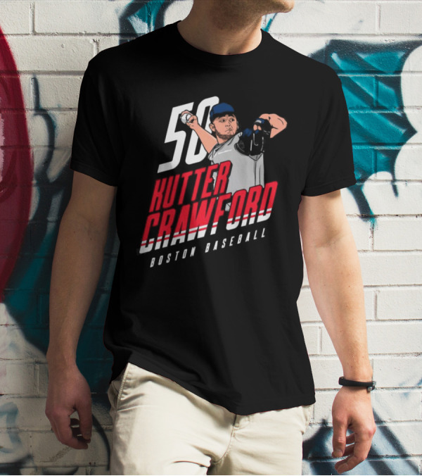 50 Kutter Crawford Boston Baseball T-Shirt