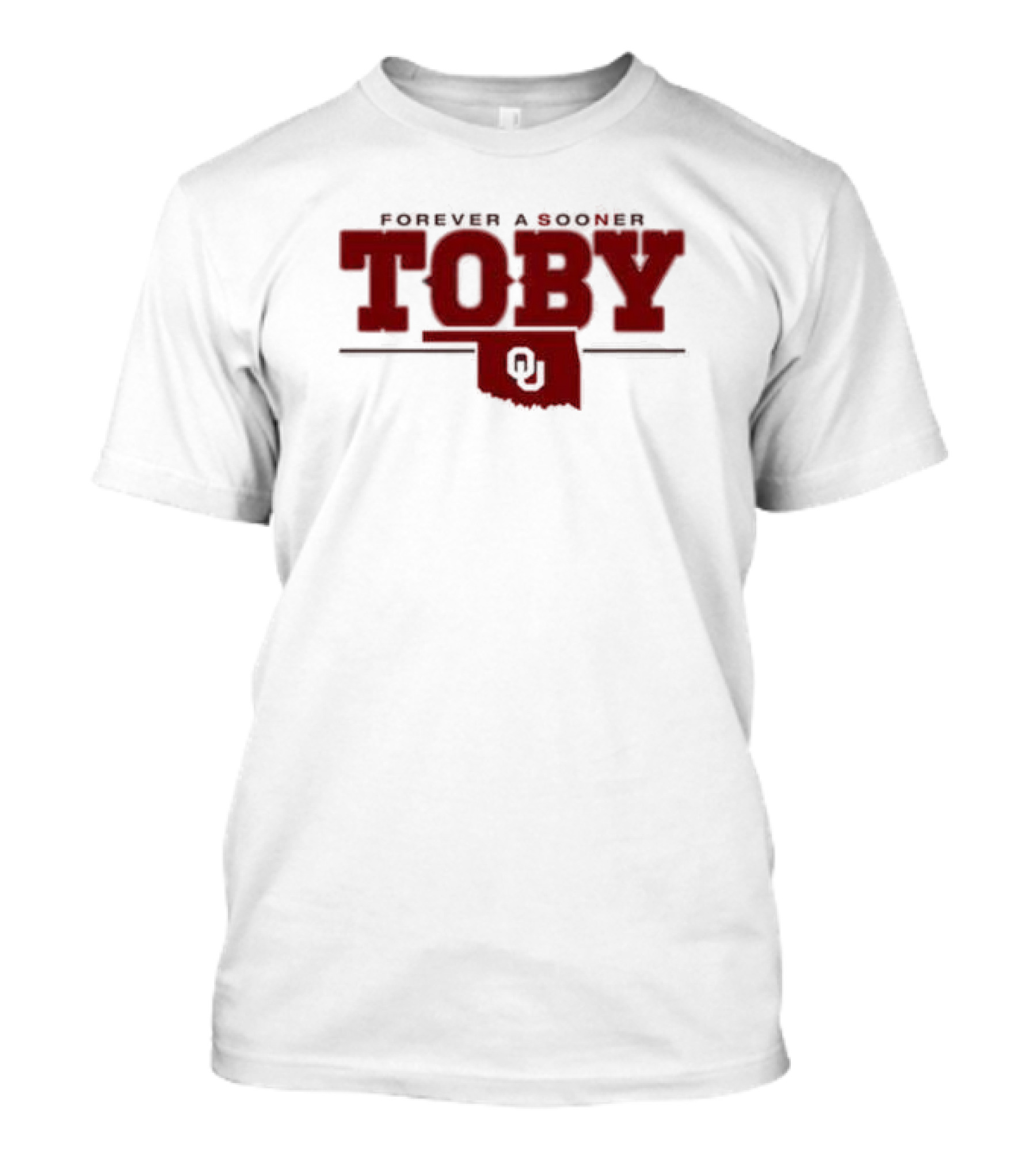 Toby Forever A Sooner Oklahoma Map OU T-Shirt