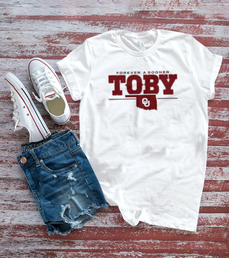 Toby Forever A Sooner Oklahoma Map OU T-Shirt