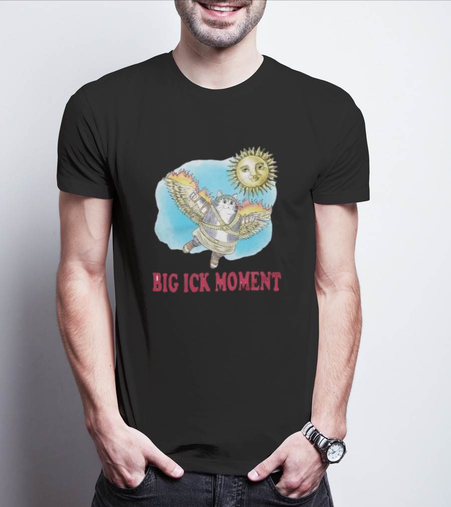 Big Ick Moment Cat With Wings And Sun T-Shirt