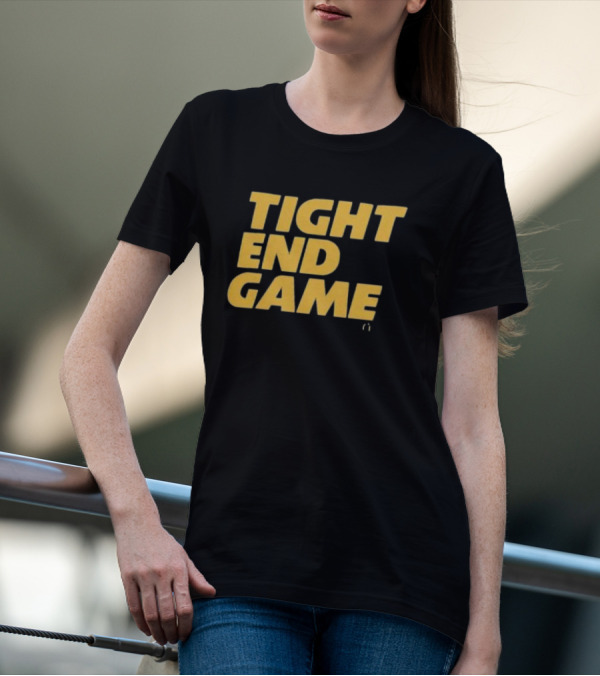 Kansas City Chiefs Tight End Game Yellow T-Shirt