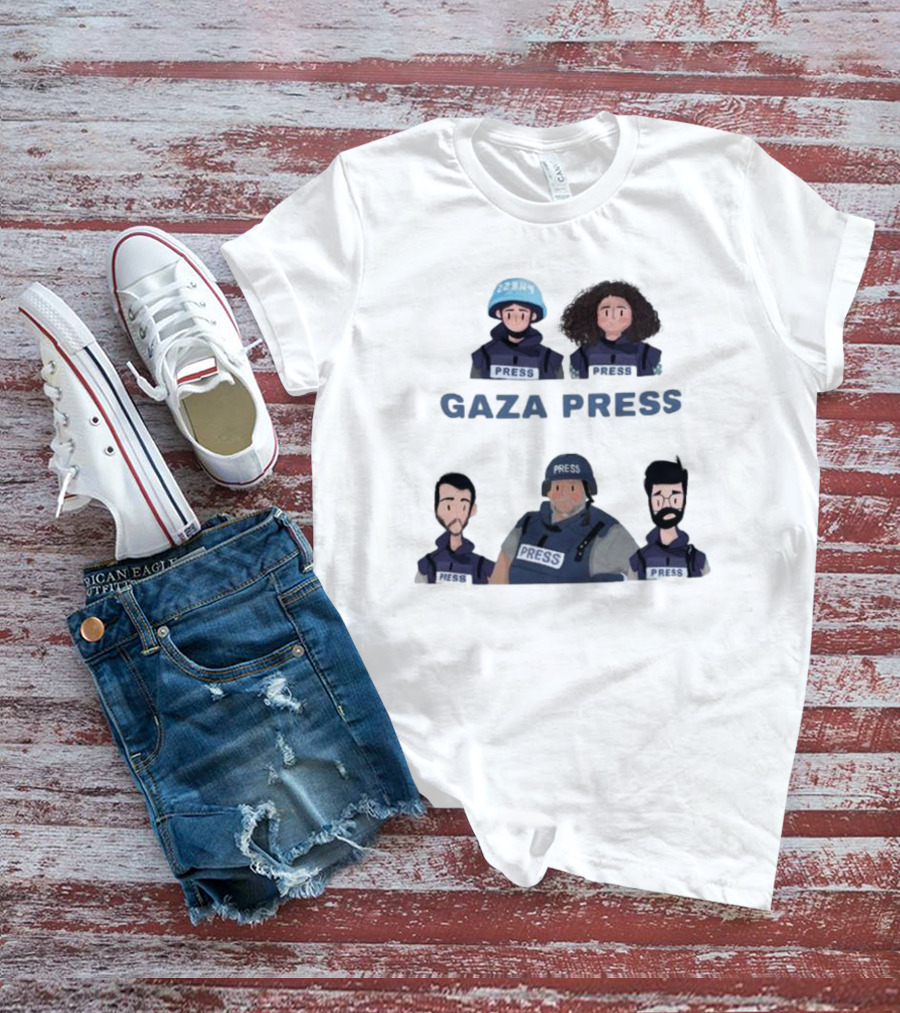 Gaza Press Heroes Team Representation T-Shirt