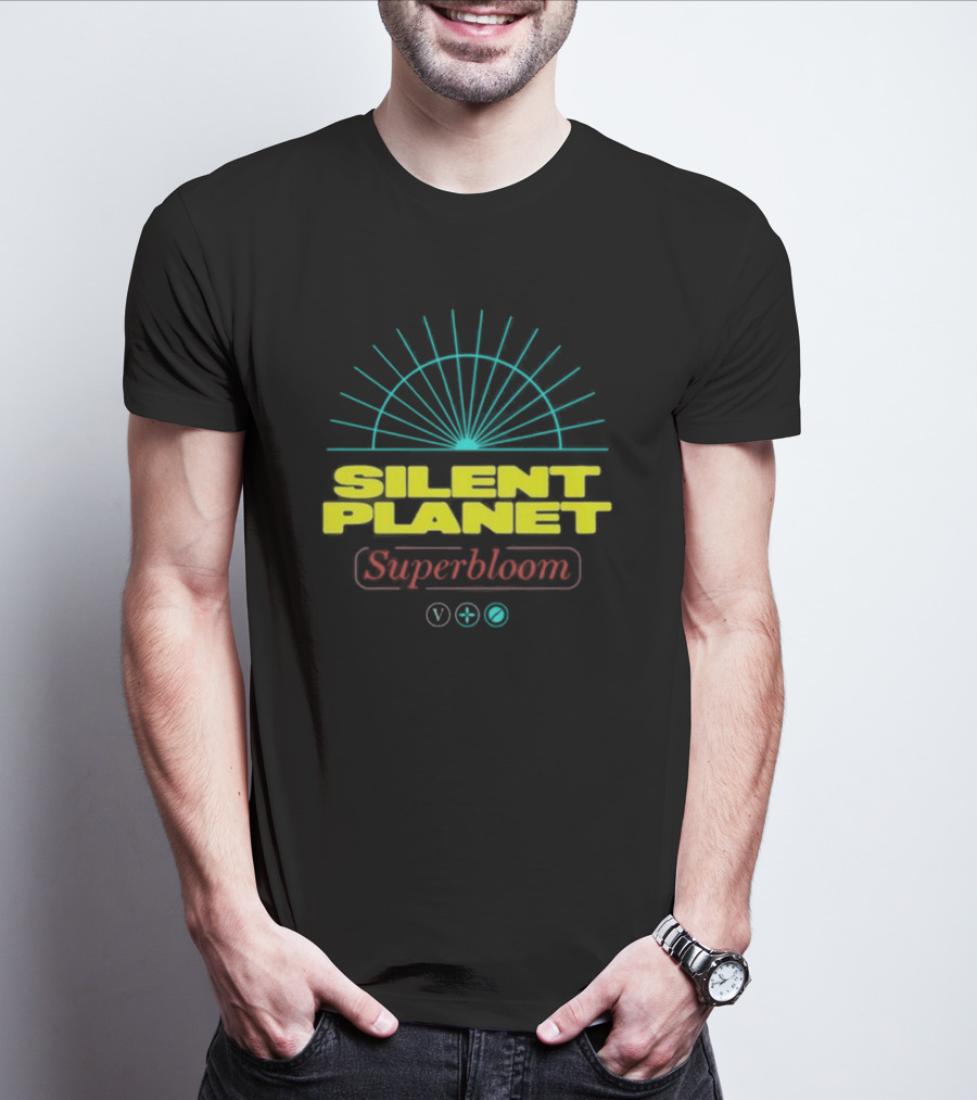 Silent Planet Superbloom Lunar Cycles Custom Windbreaker T-Shirt