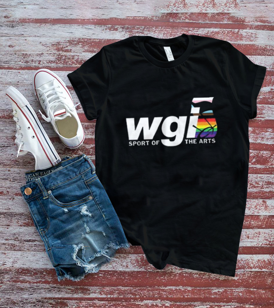 WGI Sport Of The Arts Pride Month Rainbow Flag T-Shirt