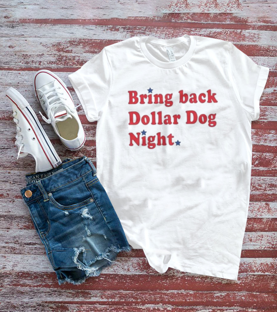 Bring Back Dollar Dog Night Nostalgia With Red Stars T-Shirt