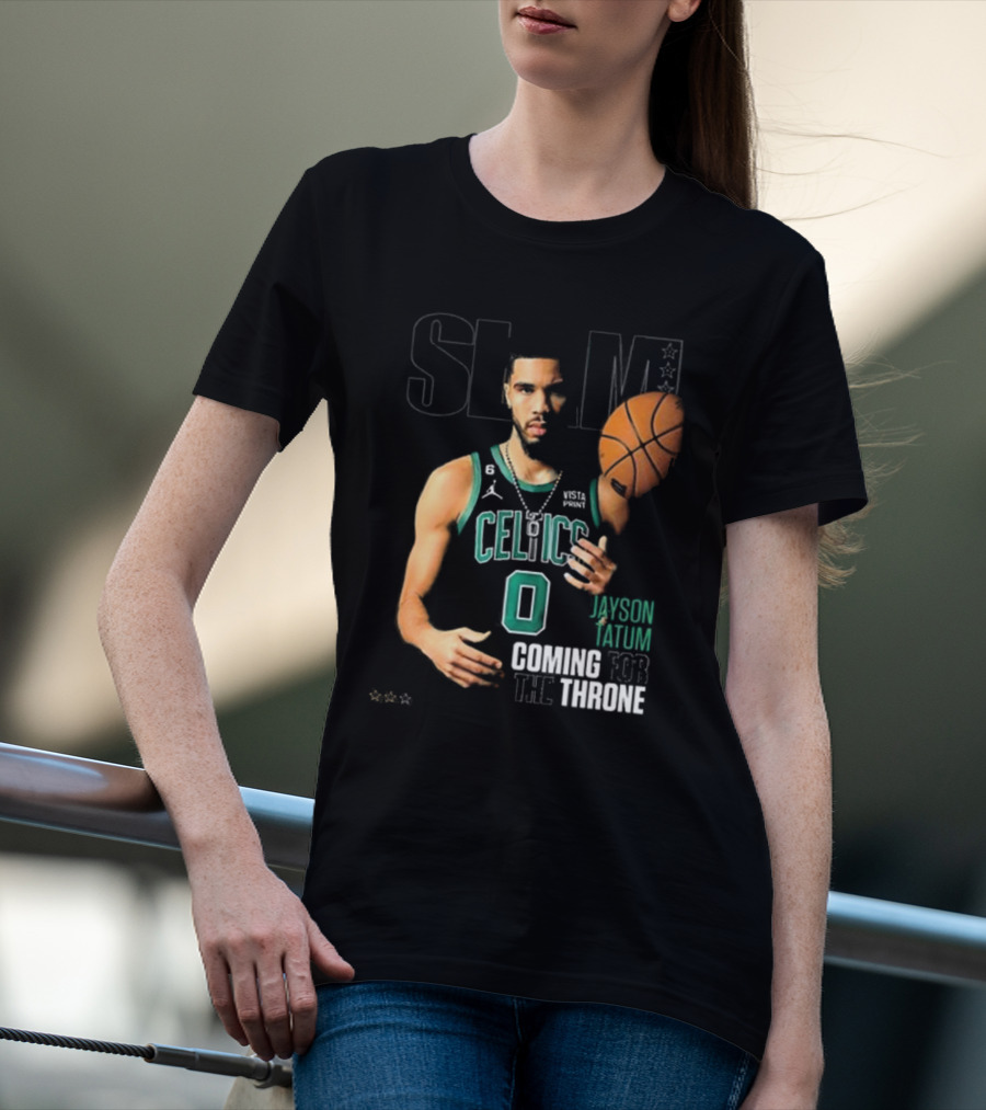 Slam Jayson Tatum Celtics Coming For The Throne T-Shirt