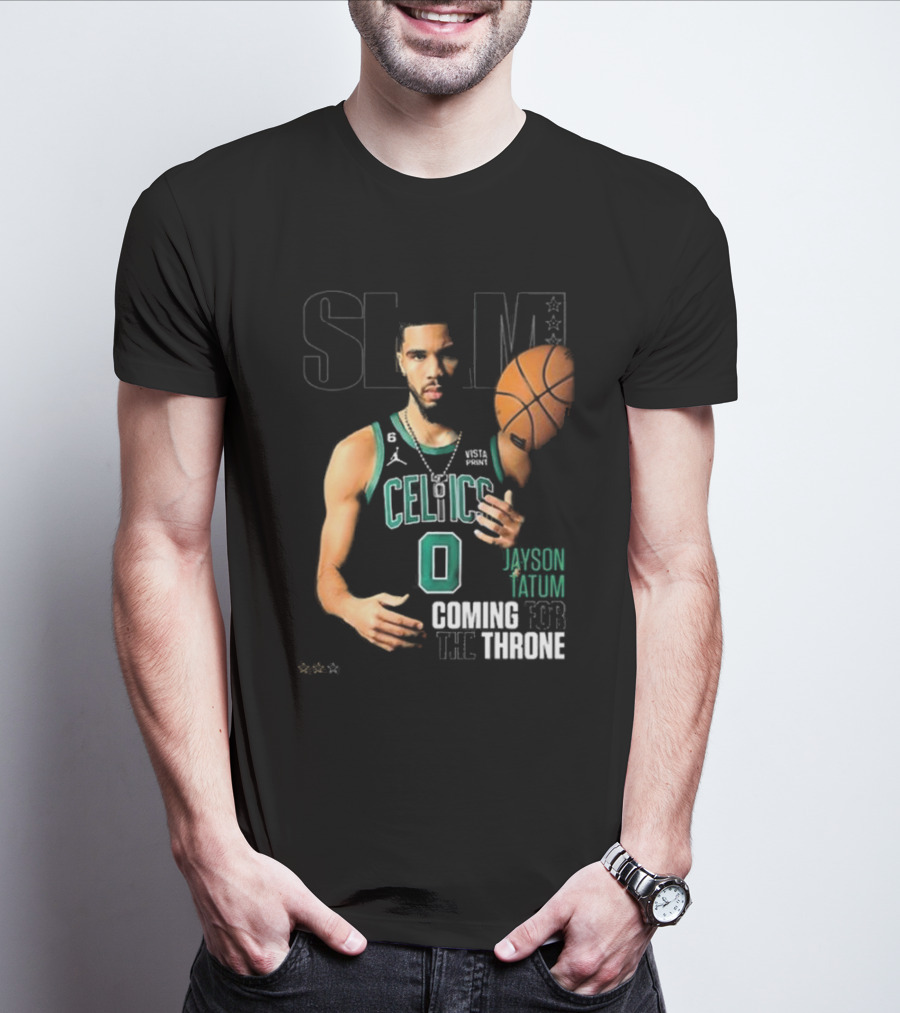 Slam Jayson Tatum Celtics Coming For The Throne T-Shirt