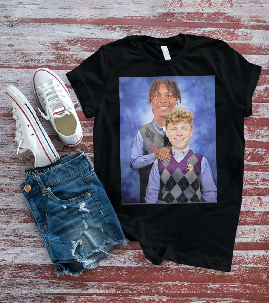Step Brothers Justin Jefferson JJ McCarthy Minnesota Vikings T-Shirt