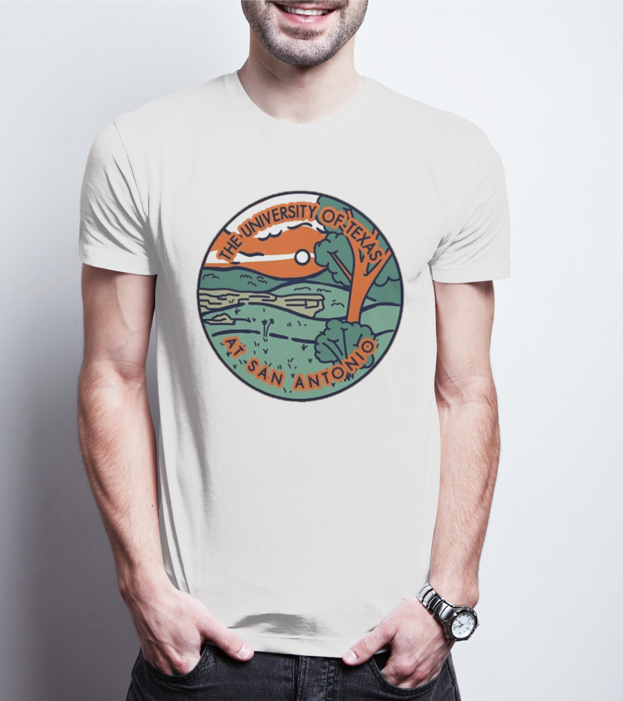 Orange UTSA Roadrunners Scenic The University Of Texas At San Antonio Comfort Colors T-Shirt