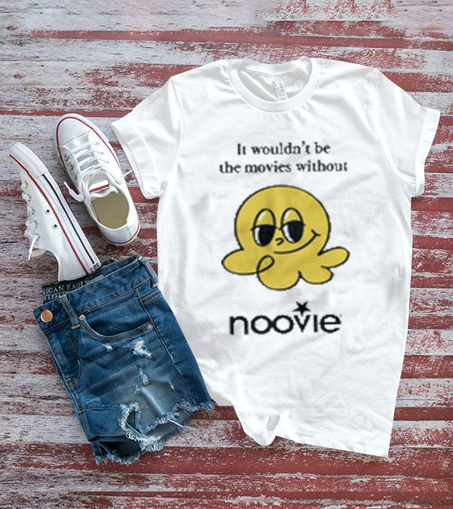 It Wouldn’t Be The Movies Without Noovie Iconic Yellow Mascot T-Shirt