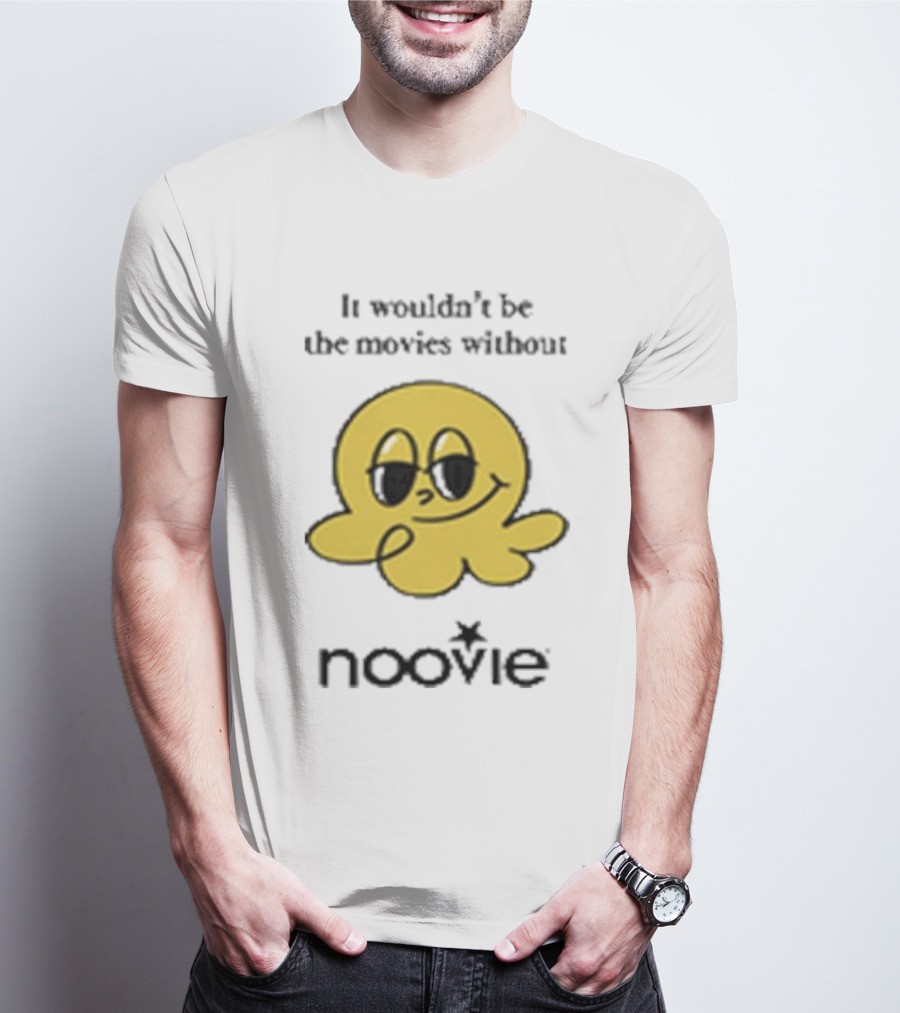 It Wouldn’t Be The Movies Without Noovie Iconic Yellow Mascot T-Shirt