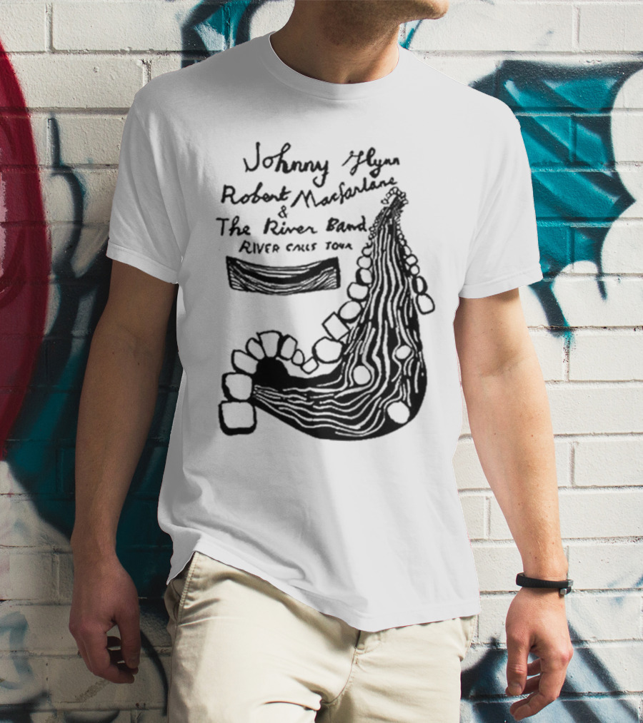 Johnny Flynn Robert Macfarlane And The River Band River Calls Tour T-Shirt
