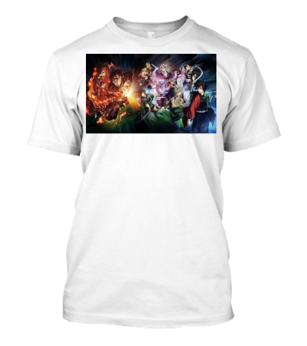 Demon Slayer Kimetsu No Yaiba Epic Hashira Training Battle Scene T-Shirt
