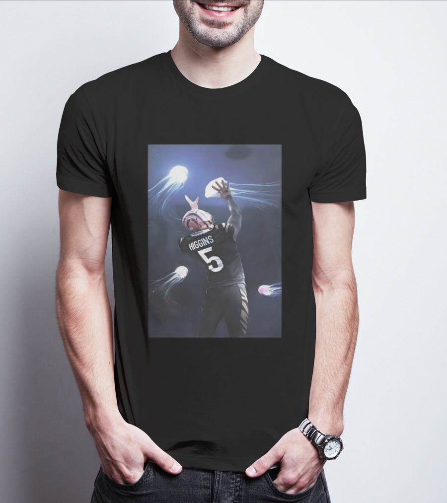 Higgins 5 Football Catching Jellyfish T-Shirt
