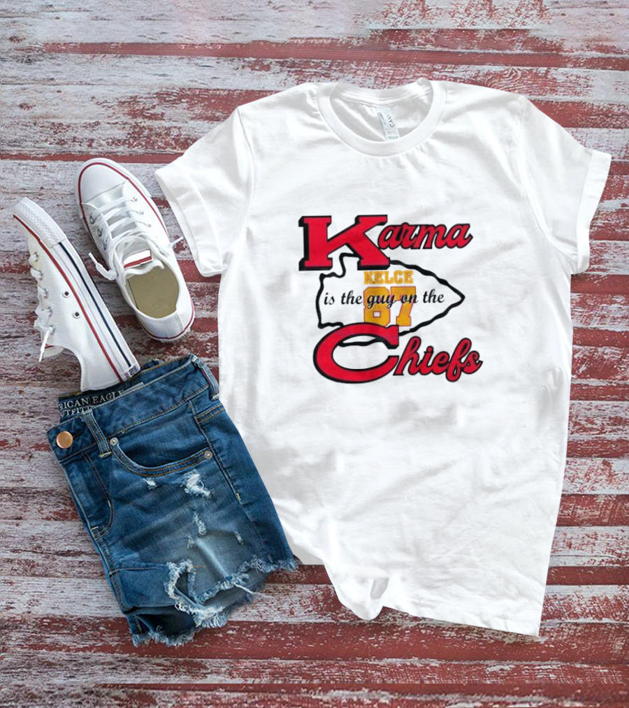 Karma Kelce 87 Is The Guy On The Chiefs T-Shirt