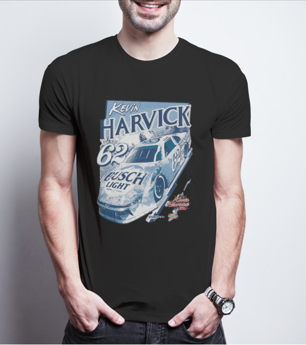 Kevin Harvick 62 Busch Light Racing Car At 5 Flags Speedway June 28 T-Shirt
