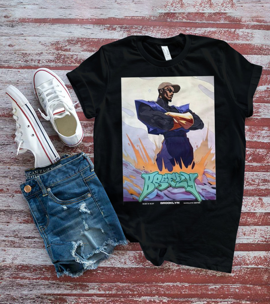Breezy Brooklyn 16th 17th June 2024 Barclays Center T-Shirt