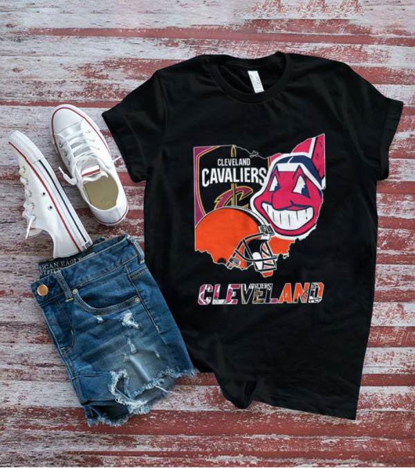 Cleveland Cavaliers Browns Indians Sports Team T-Shirt