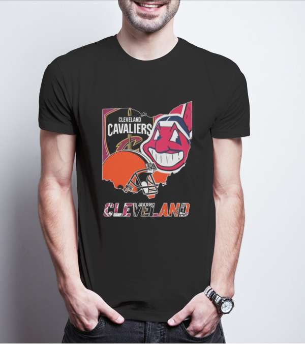 Cleveland Cavaliers Browns Indians Sports Team T-Shirt