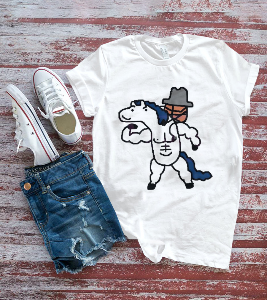 Dallas Mavericks Basketball Meme 2024 Cowpoke Horseman T-Shirt