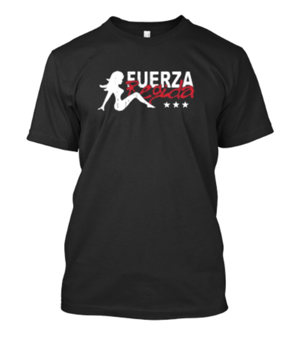 Fuerza Regida Iconic Silhouette Logo Three Stars Fdvp T-Shirt