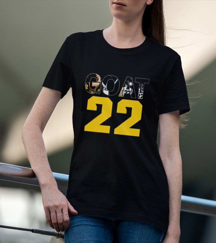 GOAT 22 Caitlin Clark Iowa Hawkeyes Basketball Player Iconic Number T-Shirt