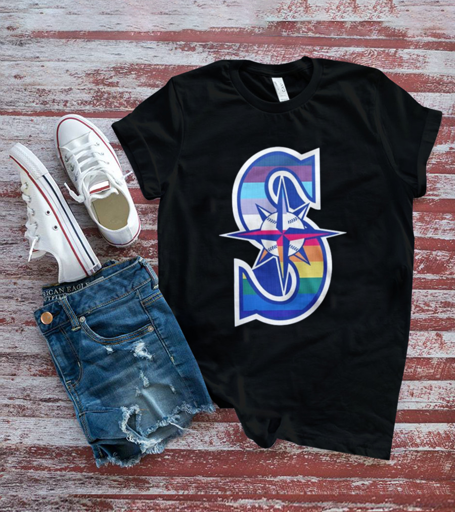 Mariners Pride Month Rainbow T-Shirt