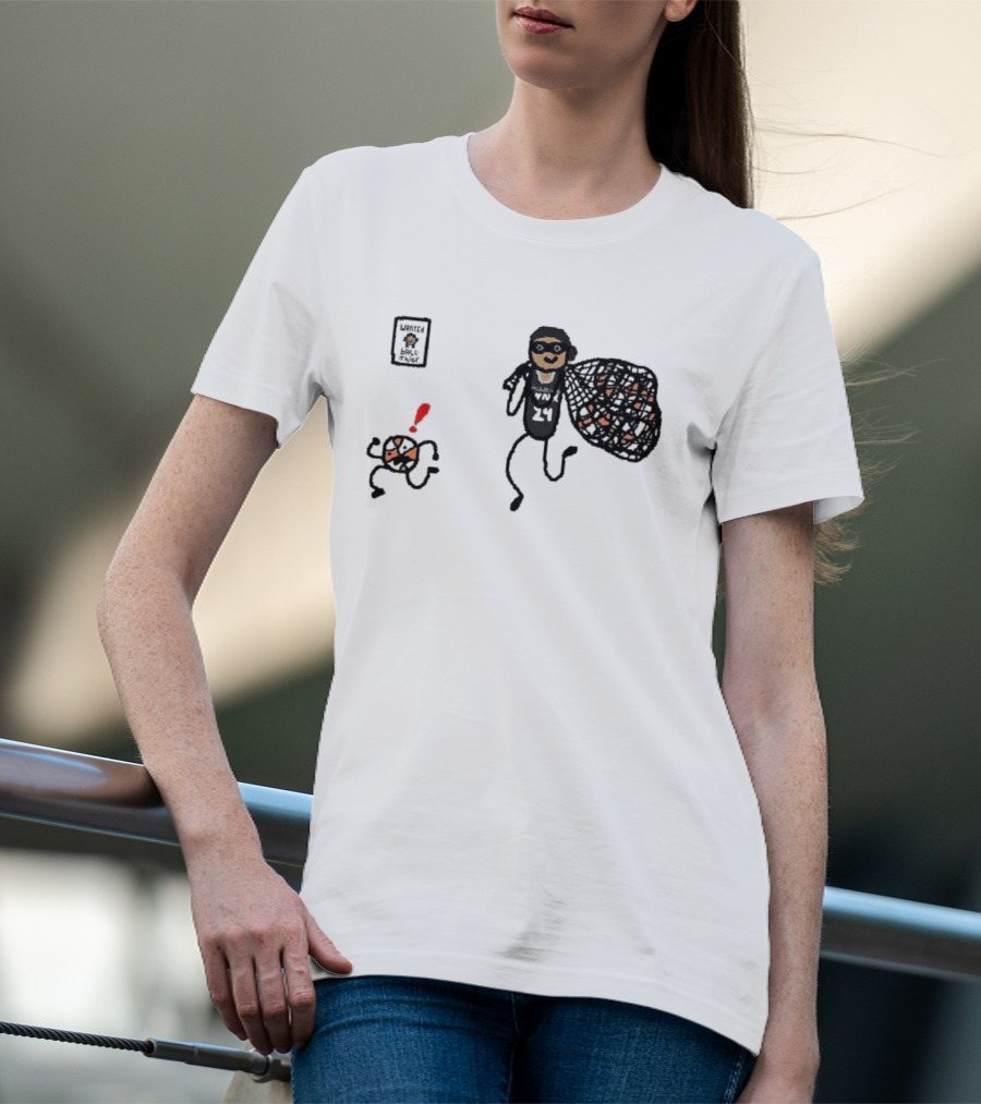 Minnesota Lynx Napheesa Collier Wanted Poster Thief Chase T-Shirt