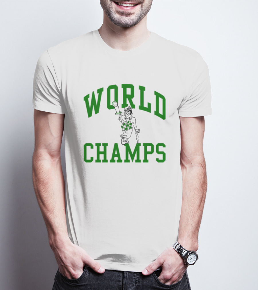 Boston Celtics World Champs Victory T-Shirt