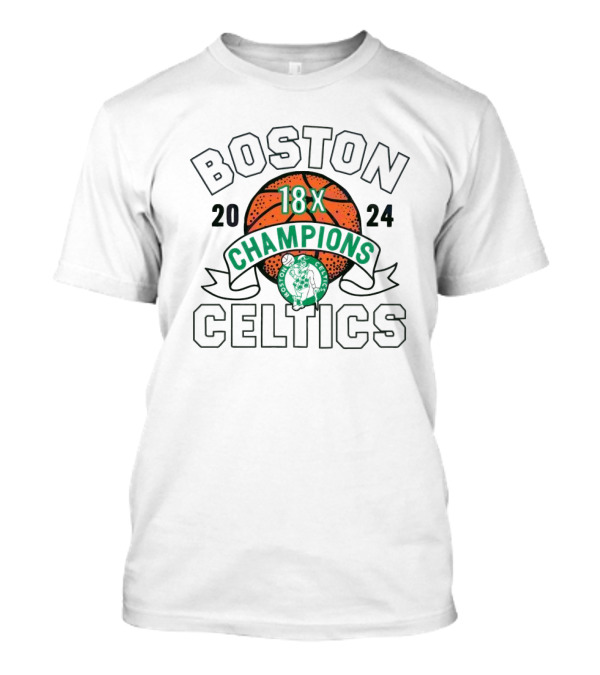 Boston Celtics 18x Champions 2024 NBA Basketball T-Shirt