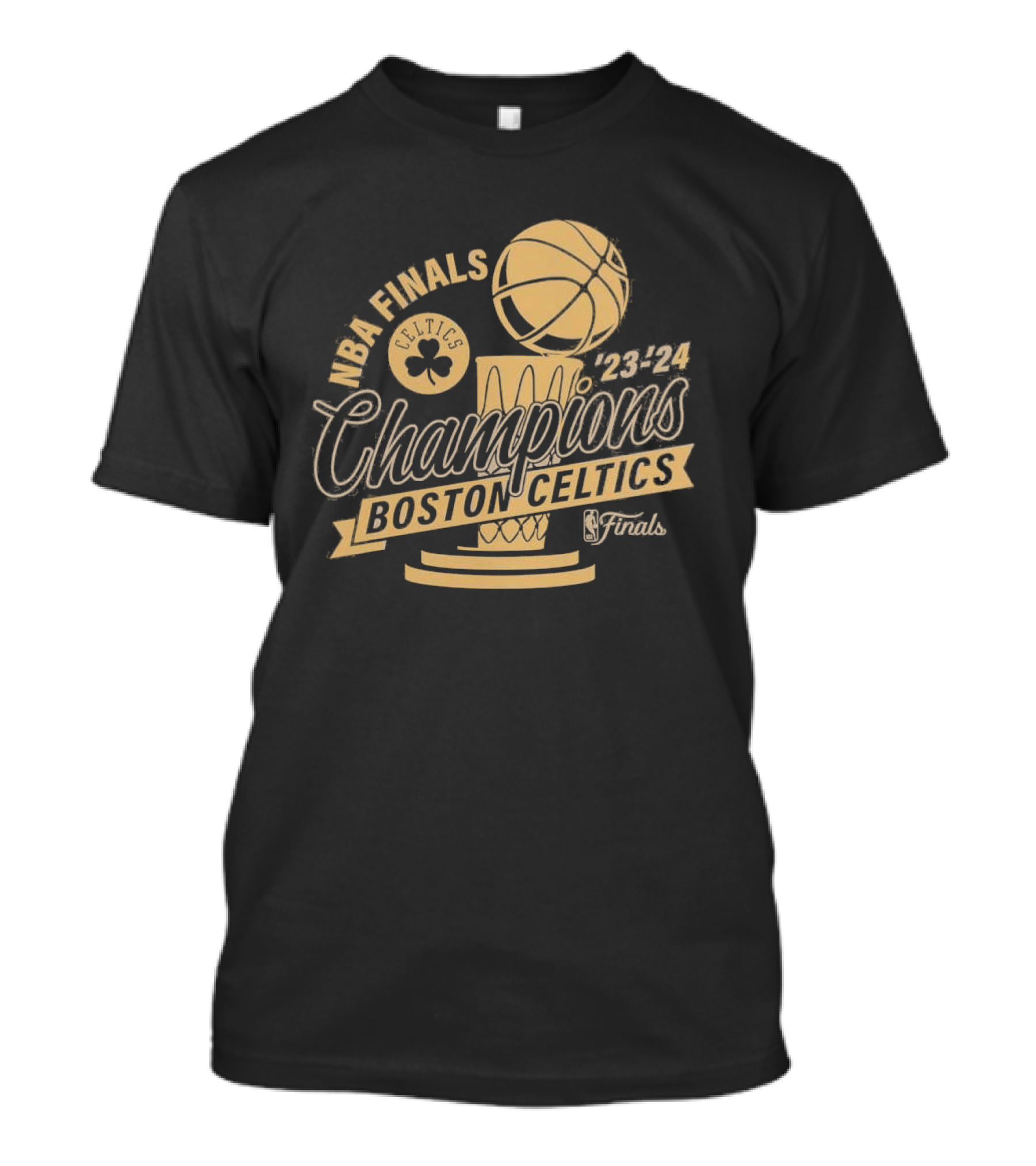 NBA Finals Champions Boston Celtics '23-'24 Trophy T-Shirt