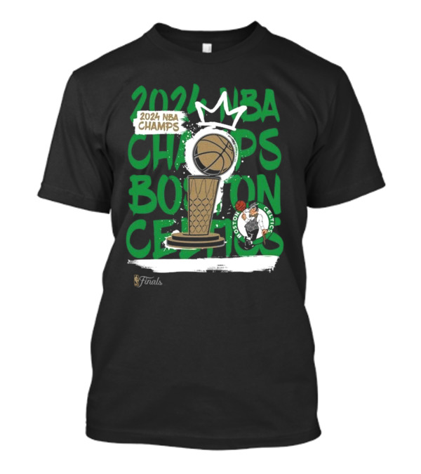 Boston Celtics 2024 NBA Champs Finals Trophy King Of The Court T-Shirt