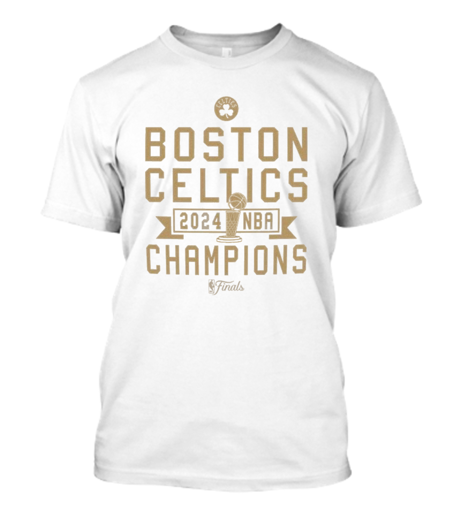 Boston Celtics 2024 NBA Finals Champions Comfy Tri-Blend T-Shirt
