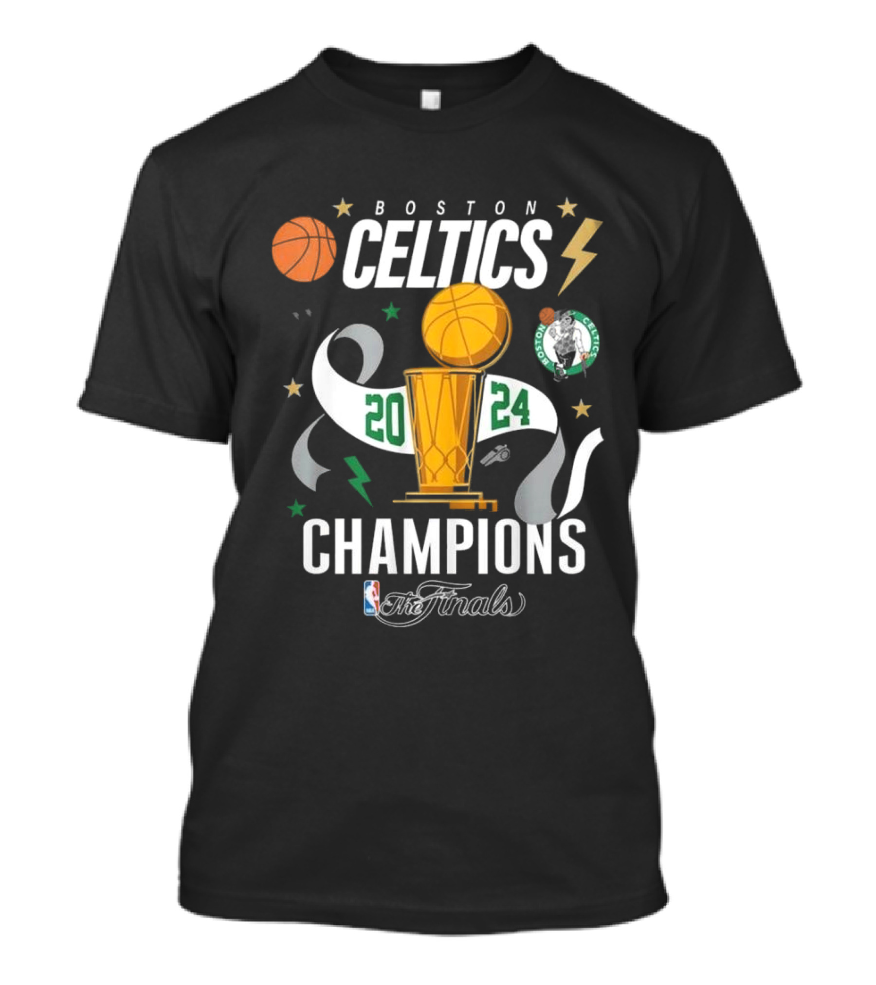Boston Celtics Champions 2024 NBA The Finals Basketball T-Shirt