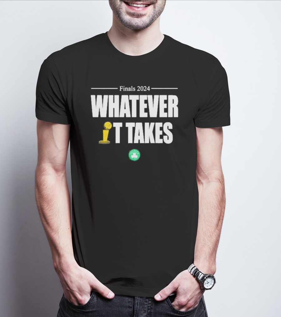 Boston Celtics Finals 2024 Whatever It Takes Championship Journey T-Shirt