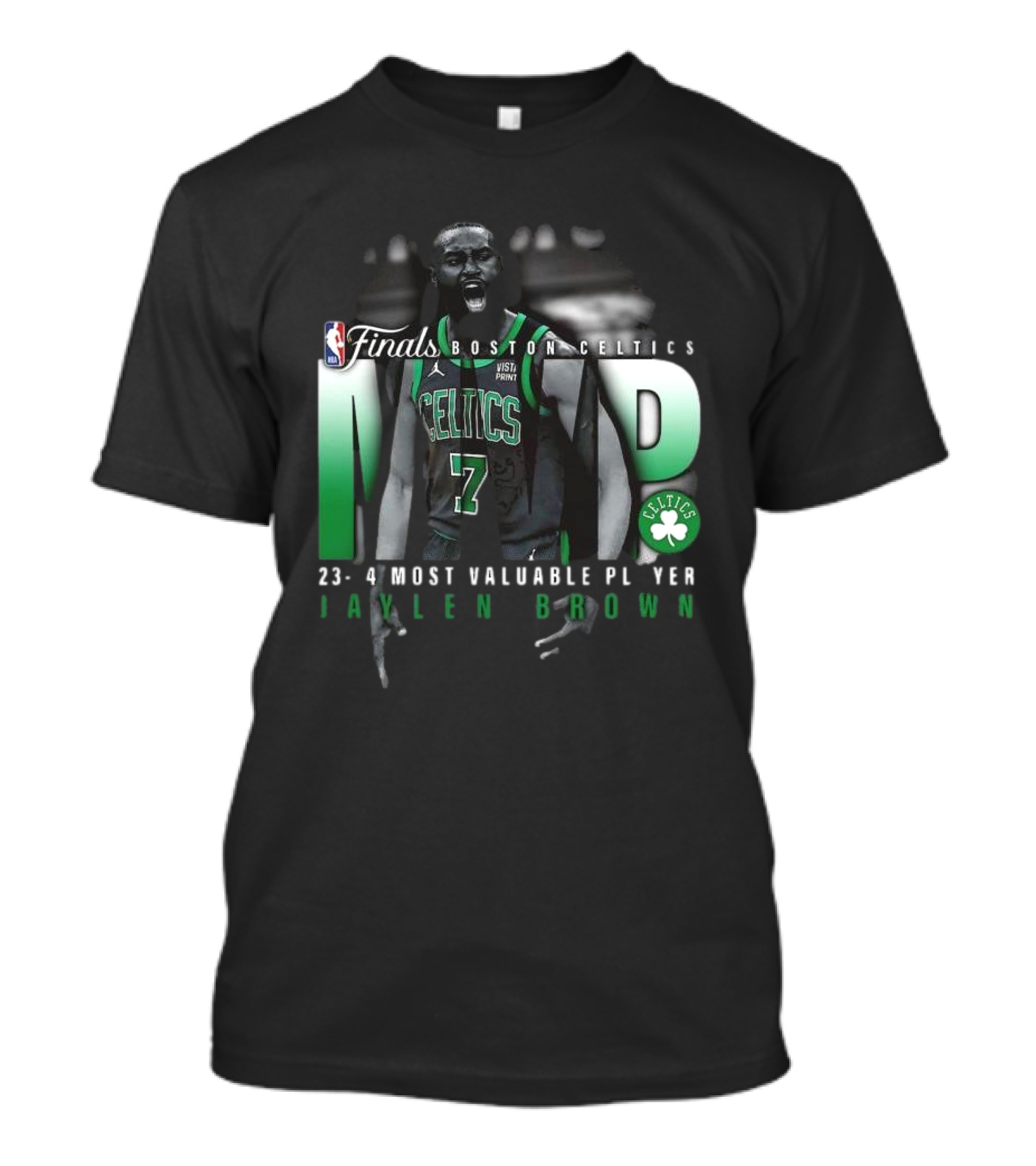 NBA Finals Boston Celtics Jaylen Brown 2024 MVP Celtics T-Shirt