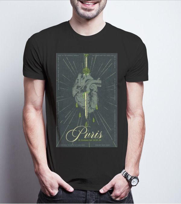 Back To The Original Tender Heart With Pvris St. Andrew’s Hall Detroit June 16 T-Shirt