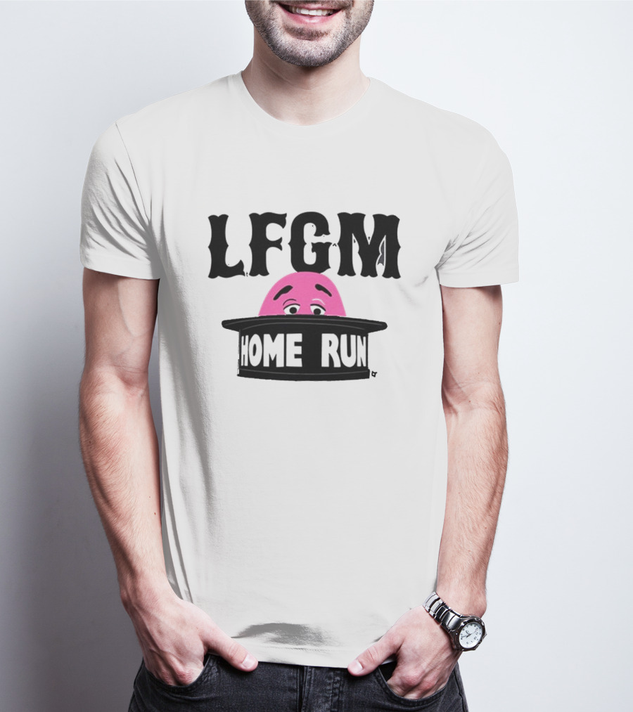 LFGM Grimace Home Run Hat Peeking T-Shirt