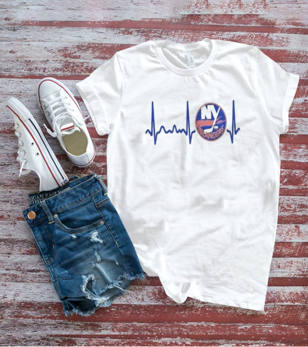 New York Islanders Heartbeat Hockey T-Shirt