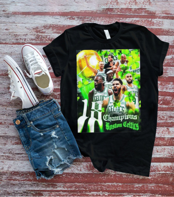 Boston Celtics 18th NBA Champions Celebrating Historic Victory With Passion And Unity T-Shirt