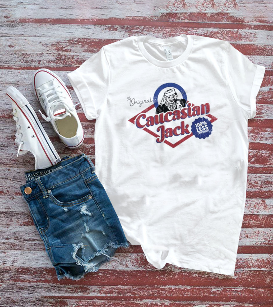 The Original Caucasian Jack 100% Less Offensive T-Shirt
