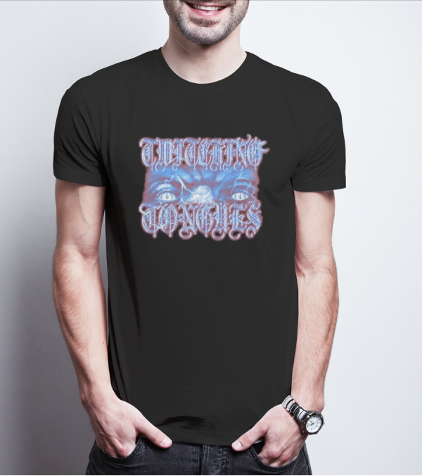 Twitching Tongues Eyes Alien Glare T-Shirt