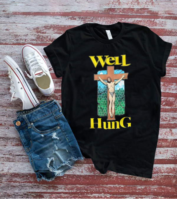 Well Hung Jesus Cross T-Shirt