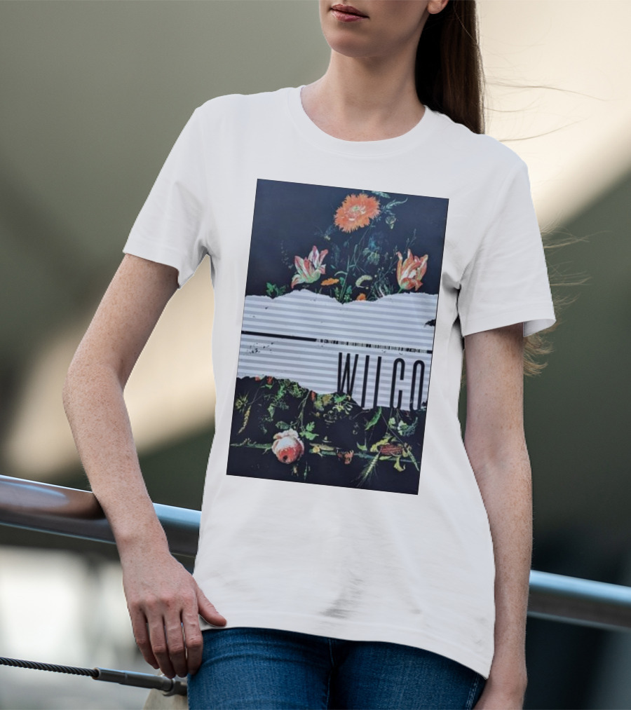 Wilco Concert North Carolina Museum Of Art Raleigh NC 6-18-2024 Floral T-Shirt